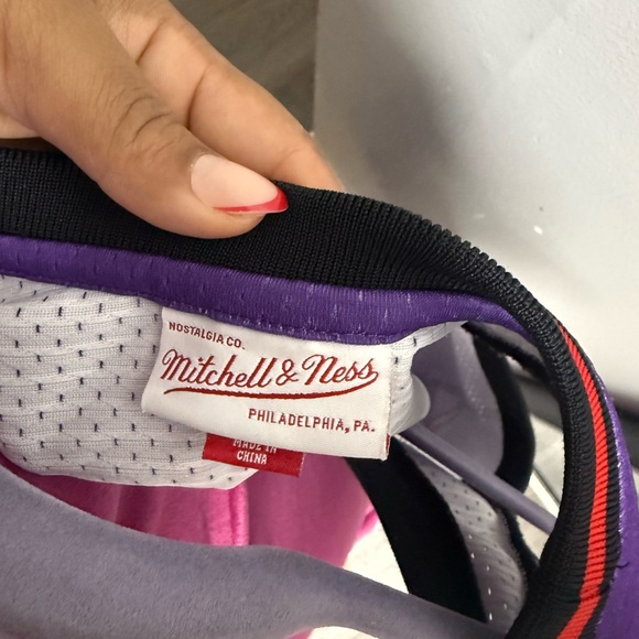 Vince Carter Toronto Raptors 1998-99 Purple Swingman Player Jersey & Pants Set - Picture 9 of 16